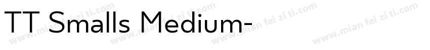 TT Smalls Medium字体转换